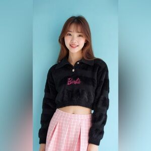 Black Off-the-Shoulder Sweater